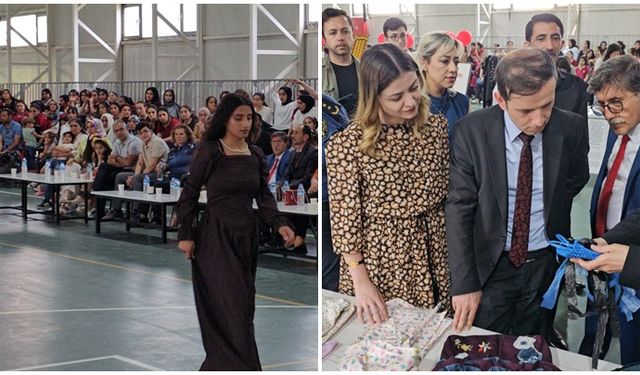 Diyarbakır’da moda bölümü öğrencilerinden defile