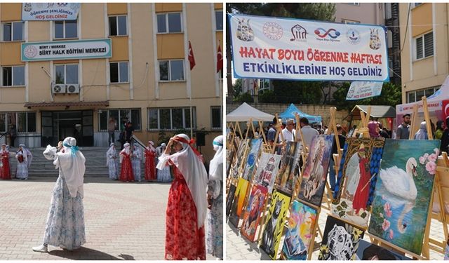 Siirt’te ‘hayat boyu öğrenme haftası’ sergisi