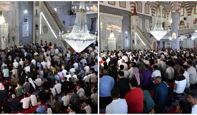 Şanlıurfa'da bayram namazı