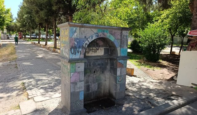 Diyarbakır’da belediye çeşmeleri susuz kaldı