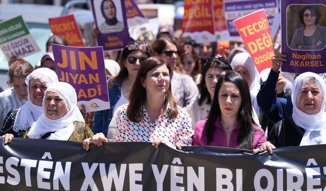Diyarbakır Eş Başkanı Bucak, Lice’de yürüyüşe katıldı