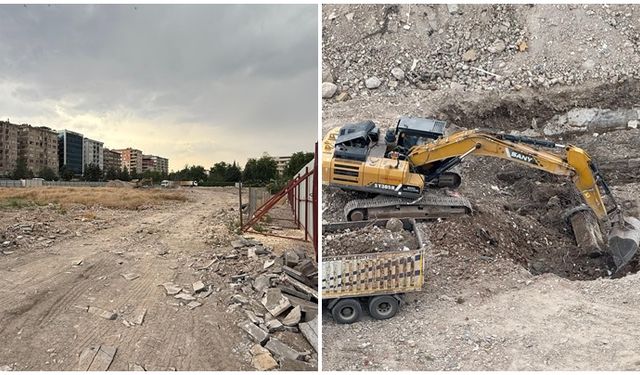 Diyarbakır’da 89 kişiye mezar olan Diyar Galeria için ilk kepçe