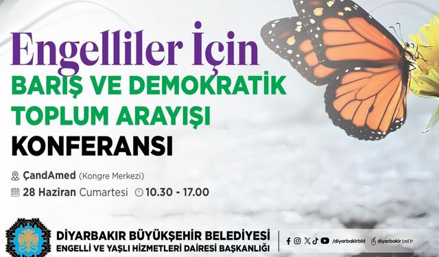 Diyarbakır’da  ‘Engelliler İçin Barış ve Demokratik Toplum Arayışı’ konferansı