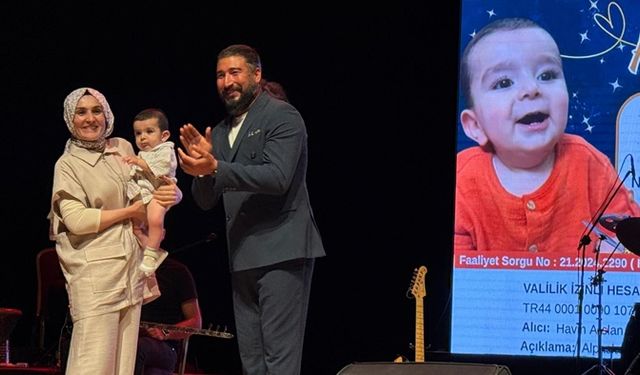 Ferhat Üngür Diyarbakır’da Alpaslan bebek için konser verdi