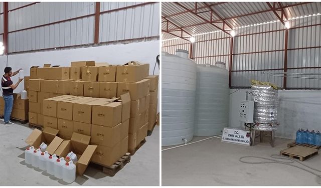 10 milyonluk kaçak alkol operasyonunda 4 gözaltı