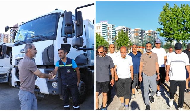 Kayapınar Eş Başkanı Dündar’dan sabah denetimi