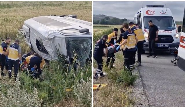 Düğün dönüşü feci kaza: 17 yaralı