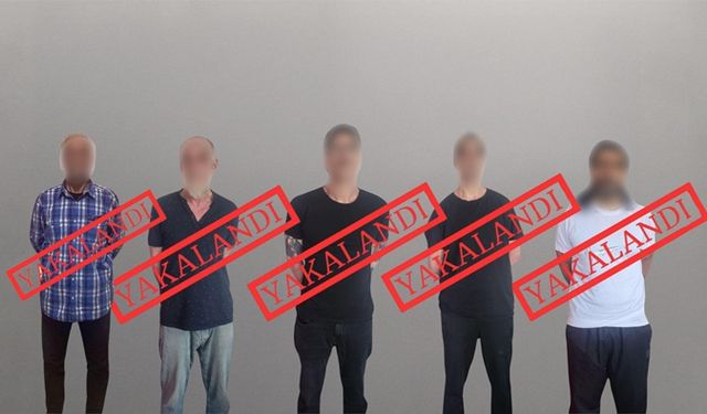 Kırmızı bültenle aranan 5 kişi Türkiye'ye getirildi