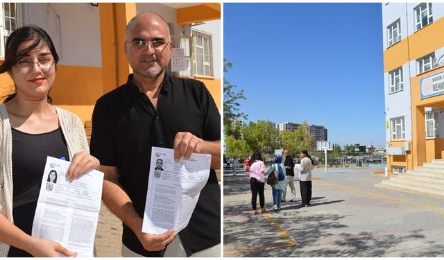 Mardin’de baba kız üniversite sınavında