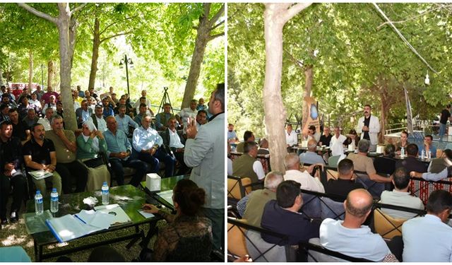 Diyarbakır Eş Başkanı Hatun, Çermik’te muhtarlarla buluştu