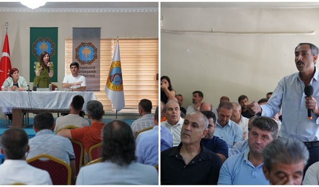 Diyarbakır Silvan'da muhtar buluşması