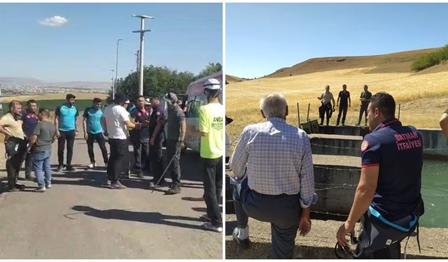 Diyarbakır Silvan’da sulama kanalında kayboldu