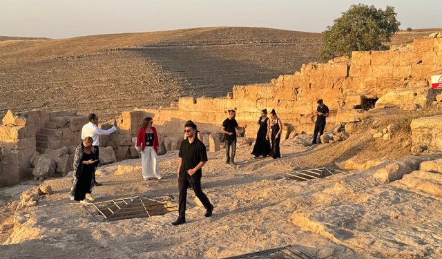 Diyarbakır'daki tapınağa hayran kaldılar