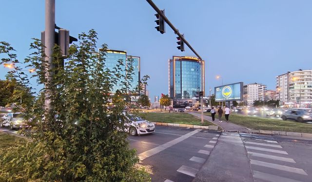 Diyarbakır’da kavşakta tehlike