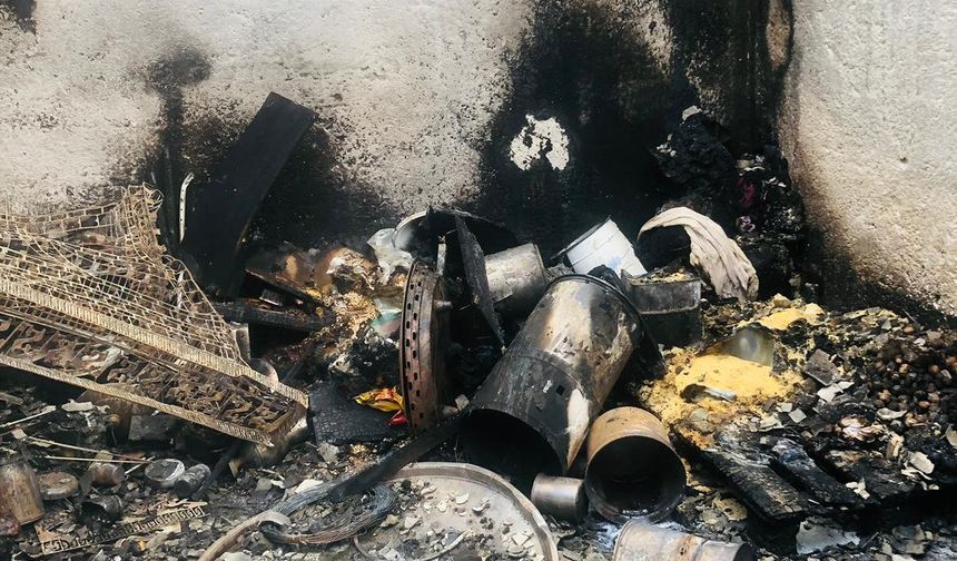 Şanlıurfa'da çıkan yangında 1 kişi öldü, 1 kişi yaralandı