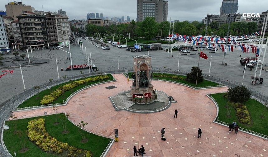 İstanbul’da 1 Mayıs ablukası: Yasaklanan Taksim Meydanında kuş uçmuyor
