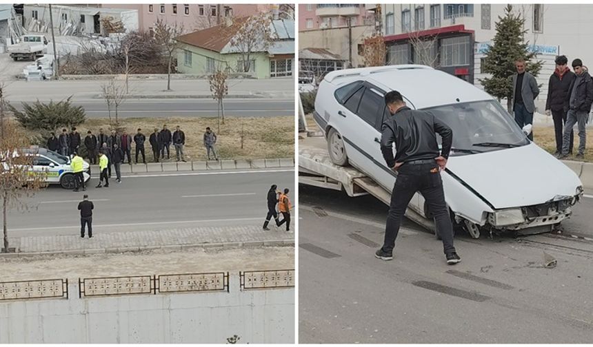 Van Erciş'te kaza: 1 yaralı