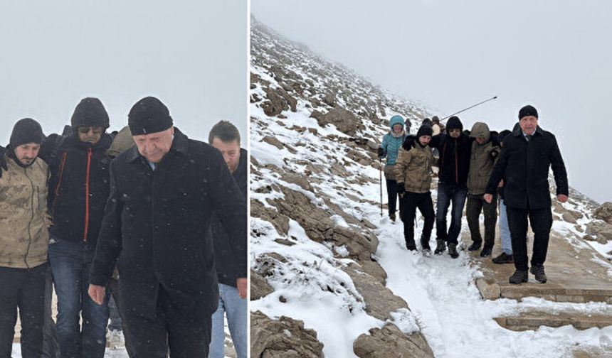 Nemrut Dağı'nda yaralanan Fransız turist kurtarıldı