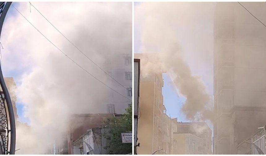 Diyarbakır’da bacadan çıkan duman paniğe neden oldu