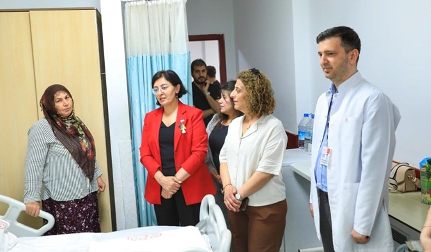 Kayapınar Belediyesi Eş Başkanı’ndan hastane ziyareti