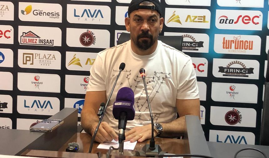 Amedspor Teknik Direktörü Servet Çetin'den maç sonu değerlendirmesi