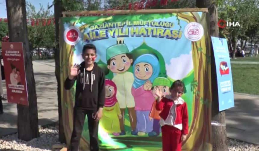 Aile festivali renkli görüntülere sahne oldu