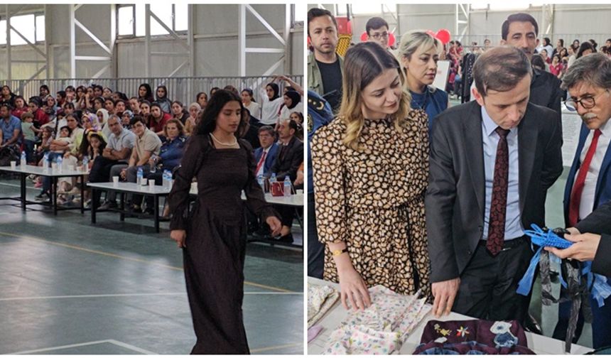 Diyarbakır’da moda bölümü öğrencilerinden defile