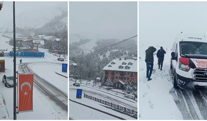 Palandöken’de mayıs karı