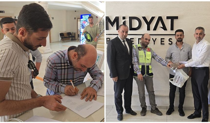 Temizlik görevlisi bulduğu 111 bin 500 lirayı sahibine ulaştırdı