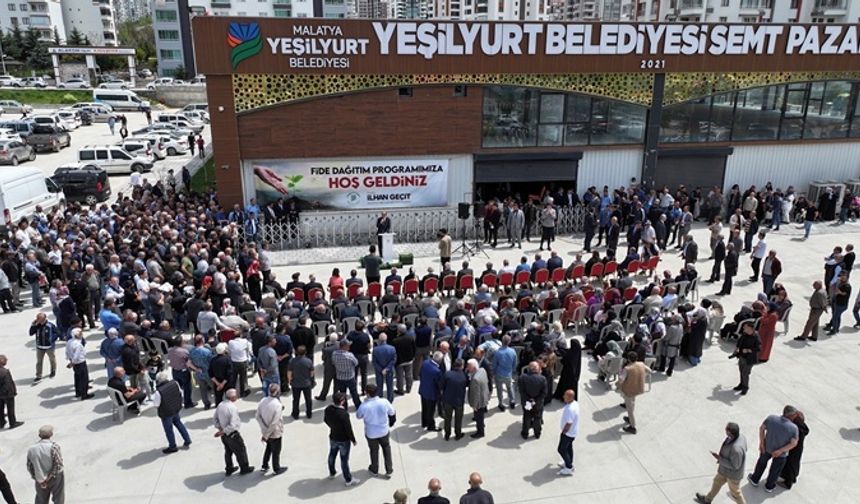 Çiftçilere 250 bin sebze fidesi dağıtıldı