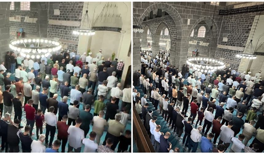 Diyarbakır Sur’da bayram namazı