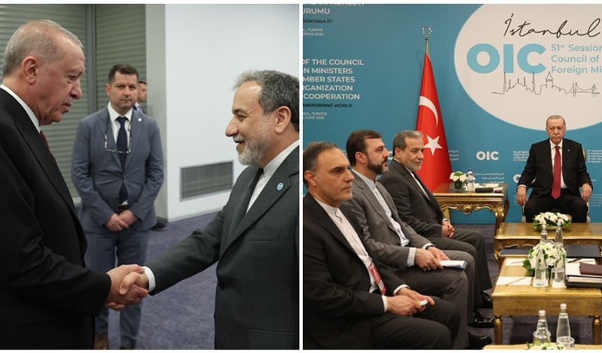 Erdoğan, Arakçi’yi kabul etti