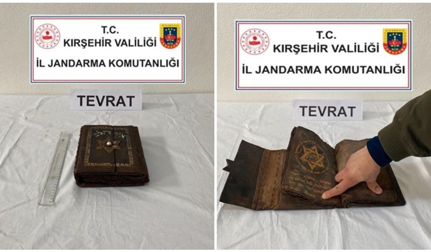 7 asırlık el yazması Tevrat ele geçirildi