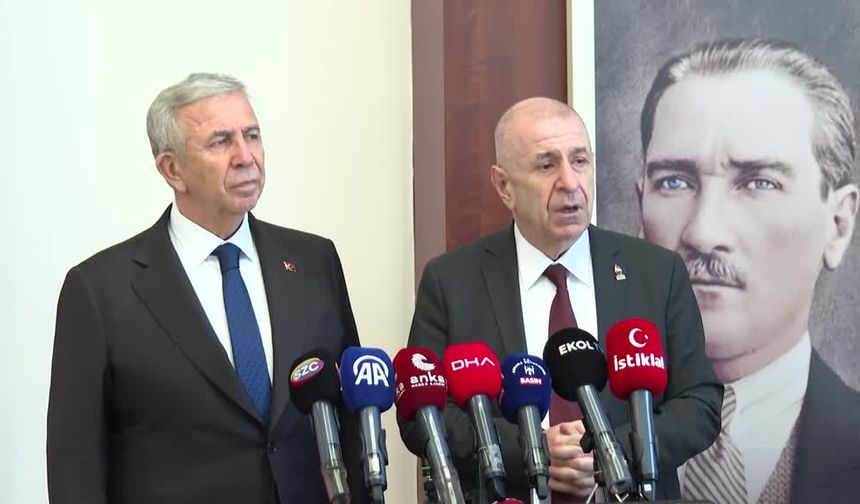 Zafer Partisi Genel Başkanı Özdağ, Yavaş'ı ziyaret etti