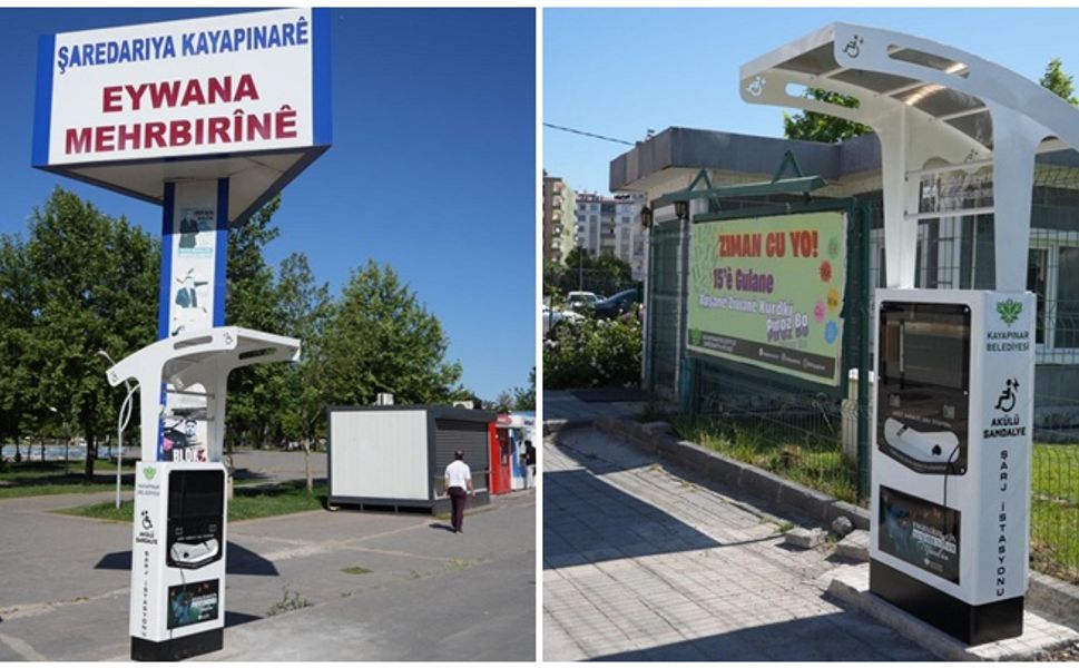 Diyarbakır’da engelliler için şarj istasyonları