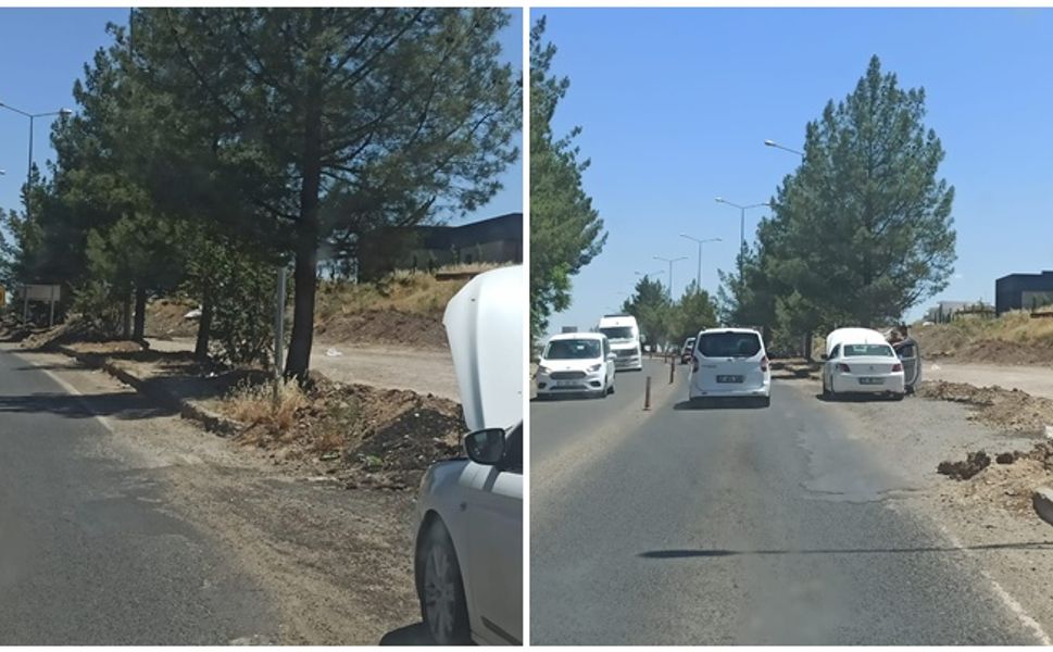 Diyarbakır’da bayram arifesinde yol eziyeti